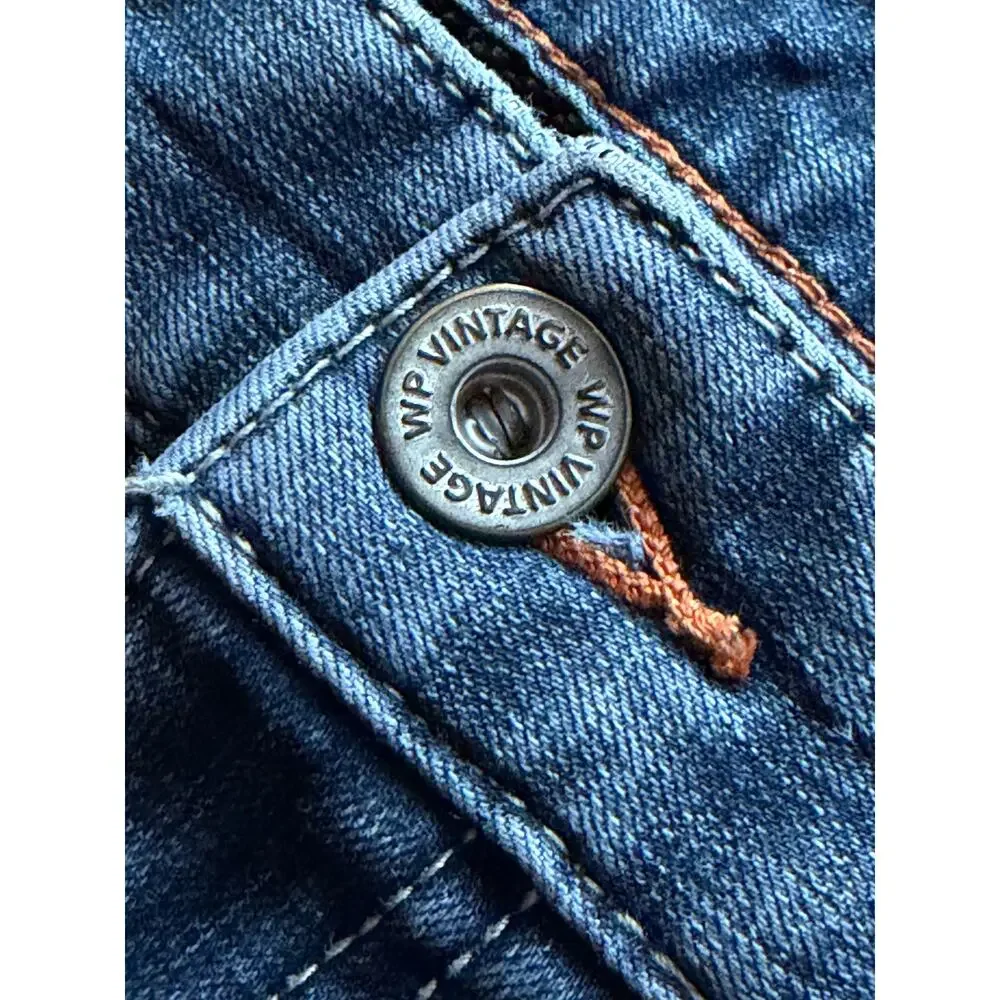 WEATHERPROOF VINTAGE 'Vintage Regular' Distressed Fleece Lined Jeans Mens sz 38